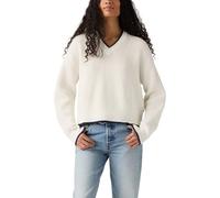 Levi's Mujer Suéter con Cuello de Pico Reese Tofu Cotton Neutral S