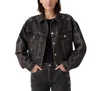 Levi's Mujer Trucker Jacket estilo años 90 con pedrería Bejeweled Trucker Black M