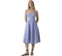 Levi's Mujer Vestido Mini Ravina con Tapeta de Botones, Corte en A, Azul (Annika Stripe Nautic), L