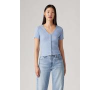 Levi's Muse Ss Tee Forever Blue Cotton/poly Talla: XL | Blusas Outlet | Mujer | Azul