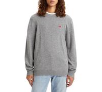 Levi's Original Housemark Sweater, Sweatshirt para Hombre, Mid Tone Grey Heather, L