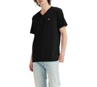 Levi's Original Housemark V-neck, T-Shirt para Hombre, Mineral Black, M