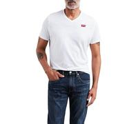 Levi's Original Housemark V-Neck, T-Shirt para Hombre, White, S