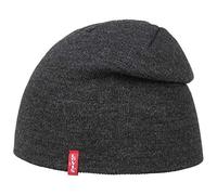 Levi's Otis Beanie, Gorro de punto Unisex adulto, Gris (Dark Grey), Medium (Talla del fabricante: S/M)