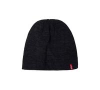 Levi's Otis Beanie, Gorro de punto Unisex adulto, Gris (Dark Grey), Large (Talla del fabricante: L/XL)