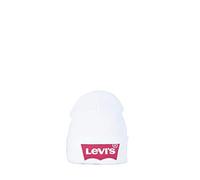 Levi's Oversized Batwing Beanie, Gorro de Punto Hombre, Blanco (Noir Regular White 51), Talla única (Talla del Fabricante: UN)
