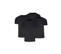 Levis Pack de 2 Camisetas de Manga Corta para Hombre, Cuello Redondo, de algodón elástico, Negro Azabache, M