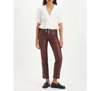 Levi's Pantalón de mujer 724? High Rise Straight de polipiel. 40-42 (31 - Largo: 32)