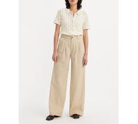 Levi's Pleated Wide-leg & Flared Jeans Pant Beige Talla: W26L30 | Pantalones Outlet | Mujer | Marrón