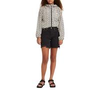 Levi's Pantalones Cortos de Mezclilla para Mujer 501 Mid Thigh, Lunar Black, 33W