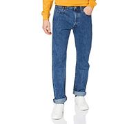 Levi's Pantalones vaqueros para hombre 501 Original con tira de botones, corte recto