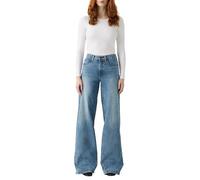 Levi's Pantalones Vaqueros para Mujer 728 HR Wide Leg, Color Sweet Success, Talla 28 34, Sweet Success, 28W / 34L