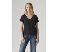 Levi's Perfect Slub V-neck Tee Black Talla: XS | Camisetas de Seda Outlet | Mujer | Negro