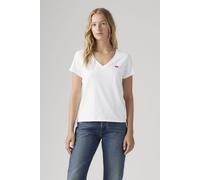 Levi's Perfect Slub V-neck Tee White Talla: XXS | Camisetas de Seda Outlet | Mujer | Blanco