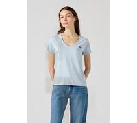 Levi's Perfect Slub Vneck Niagara Mist Slub Talla: XS | Camisetas de Seda Outlet | Mujer