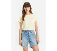 Levi's Perfect T-shirt Beige Talla: XS | Camisetas de Seda Outlet | Mujer | Marrón
