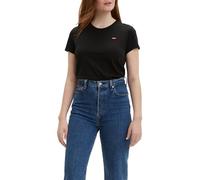 Levi's Perfect Tee, T-Shirt para Mujer, Mineral Black, S