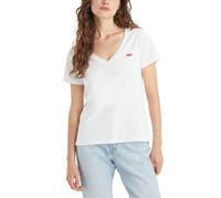 LEVI'S ® Camiseta 'Perfect Vneck' rojo / blanco, Talla S