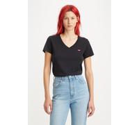 Levi's Perfect V-neck Tee Black Talla: XS | Camisetas de Seda Outlet | Mujer | Negro