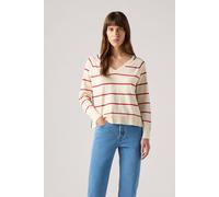 Levi's Petal Vneck Sweater Stephanie Stripe Buttercream Talla: XS | Jerséis de Punto Outlet | Mujer