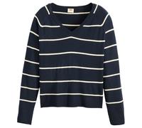 Levi's Petal Vneck Sweater Stephanie Stripe Nav, Stephanie Stripe Nav, XS