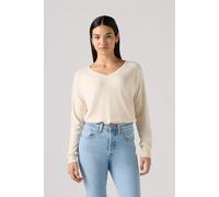 Levi's Mujer Suéter de Cuello de Pico Petal White Swan Triblend White M