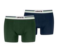 LEVIS Placed Sprortswear Logo, Bóxer de los Hombres, Green/Blue, S