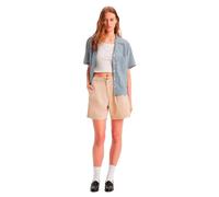 LEVIS Pleated Trouser Short Neutrals, Pantalon Corto Plisados NEUTROS De Las Mujeres, Safari,