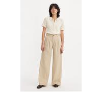 Levi's Pleated Wide-leg & Flared Jeans Pant Beige Talla: W27L30 | Pantalones de campana Outlet | Mujer | Marrón