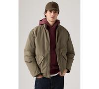 LEVI'S Plumífero corto Briggs. Color marrón grisáceo