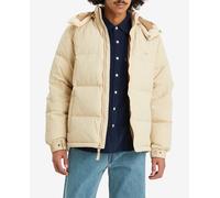 Levi's Plumífero de hombre acolchado con capucha y cierre con cremallera. Kaki M