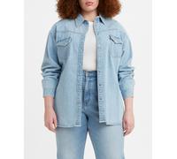Levi's Plus Camisa vaquera de mujer de manga larga. Azul 54-60 (3X)