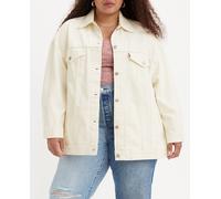 Levi's Plus Cazadora vaquera de mujer lavado claro. Blanco 58-60