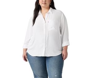 Levi's Plus Darlene - Camiseta Blanca Brillante