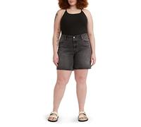 Levi's Plus Size 501 90s Shorts, Mujer, Black Worn In, 24W