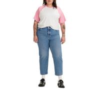 Levi's Plus Size 501 Crop, Mujer, Medium Indigo Worn In, 24W