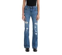 Levi's Plus Size 726 High Rise Flare, Mujer, Medium Indigo Destructed, 24 L