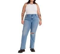 Levi's Plus Size 726 High Rise Flare, Mujer, Medium Indigo Destructed, 24 M