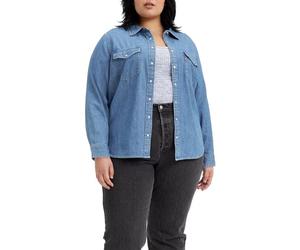 Levi's Plus Size Essential Western Camisa Mujer, Going Steady 5, 3XL