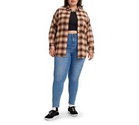 Levi's Plus Size Mile High Super Skinny Vaqueros Tallas Grandes Mujer, Dark Indigo Worn In, 14 L
