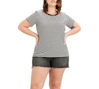 Levi's Plus Size The Perfect Tee, Mujer, Raita Stripe Caviar, 4XL