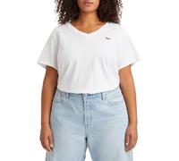 Levi's Plus Size V-Neck Tee, Mujer, Bright White, 3XL