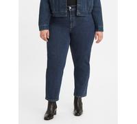 Levi's Plus Vaquero de mujer 501® Crop recto lavado oscuro. Azul 52/20