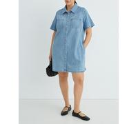 Levi's Plus Vestido vaquero midi de manga corta. Azul 54-56/3XL