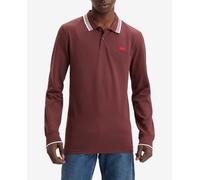 Levi's Polo de hombre de manga larga slim. Marrón 38 (S)
