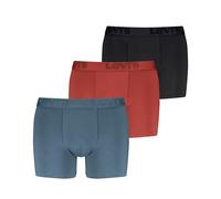 LEVIS Premium Bóxer, Blue/Red/Black, S (Pack de 3) de los Hombres