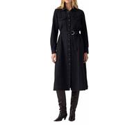 LEVI'S ® Vestido camisero 'Quincey Long Sleeve Maxi Dress' negro denim 40 negro denim