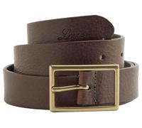 Levi's Rectangle Buckle Belt Cinturón de Cuero Bovine, Marrón, 90 cm Mujeres
