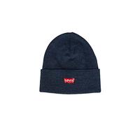 Levi's Red Batwing Embroidered Beanie, Gorro de Punto Hombre, Azul (Navy Blue), Talla Única