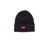 Levi's Red Batwing Embroidered Beanie, Gorro de Punto Hombre, Negro (Regular Black), Talla Única